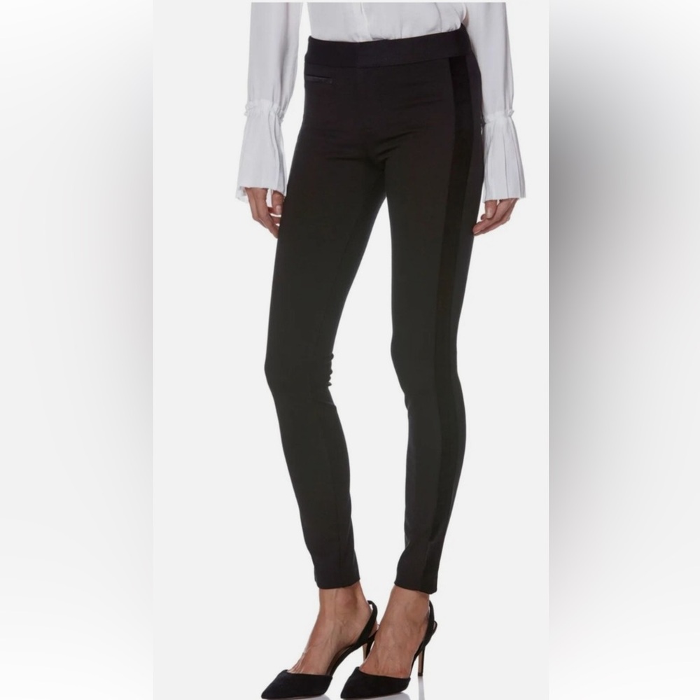 Tereza Velvet Side Stripe Slim Pants